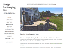 Tablet Screenshot of fettigslandscaping.com